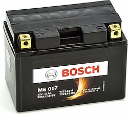Bosch M6 017 12 V 11 Ah 230 A EN Motosiklet Aküsü