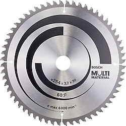 Bosch Multi Material 2608640449 254x30 mm 60 Diş Elmas Daire Testere Bıçağı