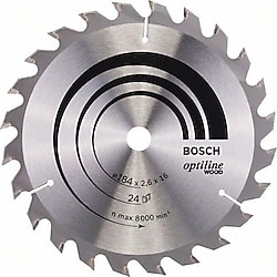 Bosch Optiline 2608640817 184x16 mm 24 Diş Daire Testere Bıçağı