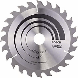 Bosch Optiline Wood 2608640621 210x30 mm 24 Diş Daire Testere Bıçağı