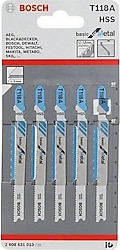 Bosch T118A 2608631013 5'li Metal Dekupaj Testere Ucu