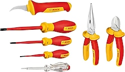 Bosch VDE 1600A02NG3 7 Parça El Aletleri Seti