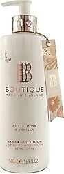 Boutique Amber Musk & Vanilla 500 ml El ve Vücut Losyonu