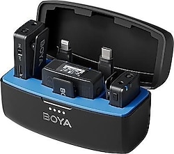 Boya Boyamic All-in-One 2'li Kablosuz Yaka Mikrofonu