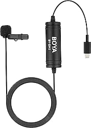 Boya BY-DM1 iPhone Uyumlu Yaka Mikrofonu