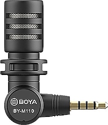 Boya BY-M110 Kompakt 3.5 mm Telefon Mikrofonu