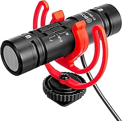 Boya BY-MM1 Pro Çift Kafalı Shotgun Mikrofon
