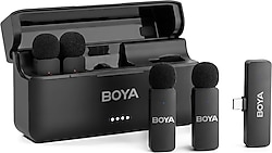 Boya BY-V4U 4'lü Kablosuz Yaka Mikrofonu