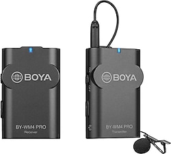 Boya BY-WM4 Pro K1 Vlogger ve Youtuber Kablosuz Yaka Mikrofonu