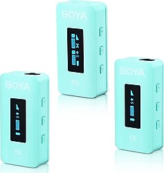 Boya BY-XM6-K2G Yeşil 2'li Kablosuz Yaka Mikrofonu