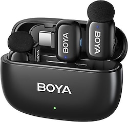Boya Mini 2 AI Type-C Kablosuz Yaka Mikrofonu