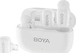 Boya Mini Beyaz Wireless Yaka Mikrofonu