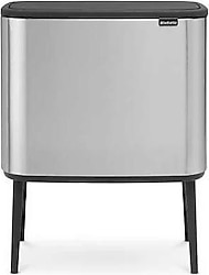 Brabantia Bo Matt Steel 36 lt Dokunmatik Çöp Kovası