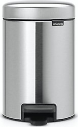 Brabantia Newicon Matt Steel 3 lt Pedallı Çöp Kovası