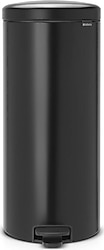Brabantia Newicon Mat Siyah 30 lt Pedallı Çöp Kovası