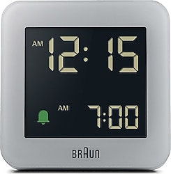Braun BC09G Gri Alarmlı Dijital Masa Saati