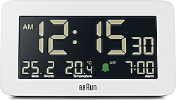 Braun BC10W Dijital Alarmlı Masa Saati