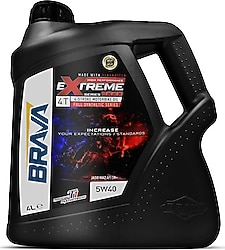 Brava Extreme 9000 4T 5W-40 4 lt Motosiklet Yağı