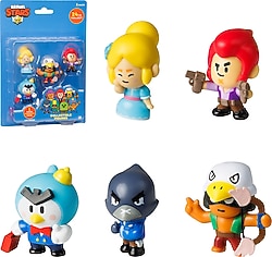 Brawl Stars BRW2040 Model 2 5'li Koleksiyon Figür Seti