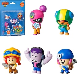 Brawl Stars BRW2040 Model 3 5'li Koleksiyon Figür Seti