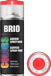 Brio B3002 Akrilik Karmen Kırmızı 400 ml Sprey Boya