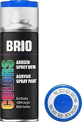 Brio B5010 Akrilik Yılan Otu Mavi 400 ml Sprey Boya