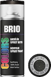 Brio B9005M Akrilik Mat Siyah 400 ml Sprey Boya