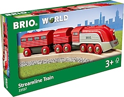 Brio World Kırmızı Buharlı Tren 33557