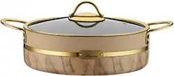 Brioni Selection Krem 26 cm Basık Granit Tencere