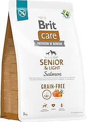 Brit Care Senior Light Tahılsız Somonlu 3 kg Yaşlı Köpek Maması