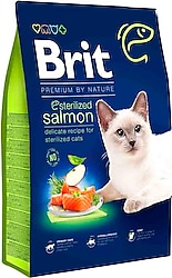 Brit Premium Sterilised Somonlu 8 kg Kısırlaştırılmış Yetişkin Kedi Maması