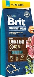 Brit Premium Nature Sensitive Kuzu Etli 18 kg Yetişkin Köpek Maması
