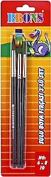 Brons BR-245 3'lü Resim Fırçası Seti