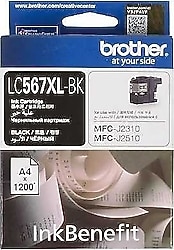 Brother LC567BK XL Siyah Kartuş