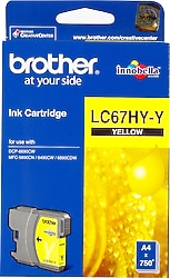Brother LC67HY-Y Sarı Kartuş