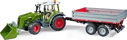 Bruder Fendt Vario 211 Kepçeli Traktör & Römork BR02182