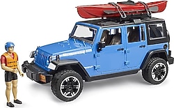 Bruder Jeep Wrangler U. Rubicon Kano ve Sürücü BR02529