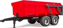 Bruder BR02211 Kırmızı Damperli Römork