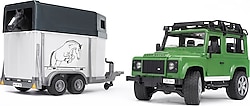 Bruder Land Rover Arazi Aracı ve At Nakil Aracı BR02592