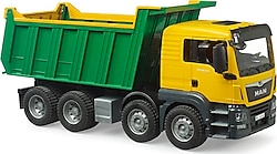 Bruder Man Tgs Sarı-Yeşil Damperli Kamyon BR03766