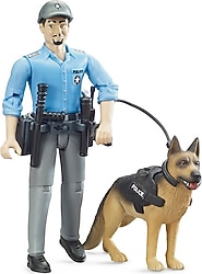 Bruder Polis Figürü ve Köpeği BR62150