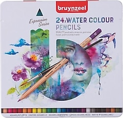 Bruynzeel Expression Aquarelle 24'lü Kuru Boya Seti