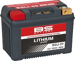 BS BSLi-09 12 V 90 Wh 480 A EN Lithium-ion Motosiklet Aküsü
