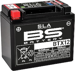 BS BTX12 SLA 12 V 10.5 Ah 180 A EN Motosiklet Aküsü