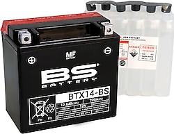 BS BTX14-BS MF 12 V 12.6 Ah 200 A EN Motosiklet Aküsü