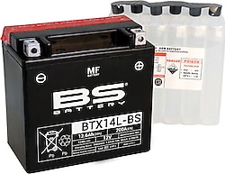 BS BTX14L-BS MF 12 V 12.6 Ah 200 A EN Motosiklet Aküsü