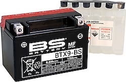 BS BTX9-BS MF 12 V 8.4 Ah 135 A EN Motosiklet Aküsü