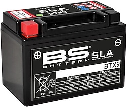 BS BTX9 SLA 12 V 8.4 Ah 135 A EN Motosiklet Aküsü