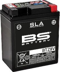 BS BTZ8V SLA 12 V 7.4 Ah 120 A EN Motosiklet Aküsü