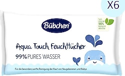 Bübchen Aqua Touch 48 Yaprak 6'lı Paket Islak Mendil